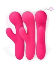 MORESSA JERRY CLIP VIBRADOR PUNTO G Y CLITORIS PREMIUM SILICONE RECARGABLE