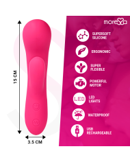 MORESSA JERRY CLIP VIBRADOR PUNTO G Y CLITORIS PREMIUM SILICONE RECARGABLE