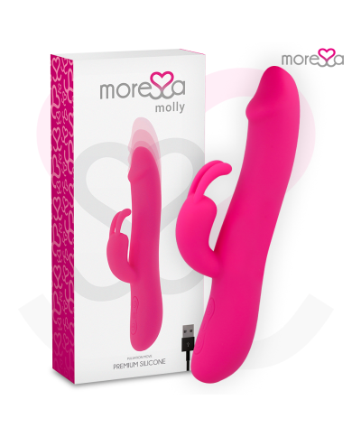 MORESSA MOLLY IMPULSOR UPDOWN Y POTENTE VIBRACION PREMIUM SILICONE RECARGABLE
