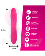 MORESSA MOLLY IMPULSOR UPDOWN Y POTENTE VIBRACION PREMIUM SILICONE RECARGABLE