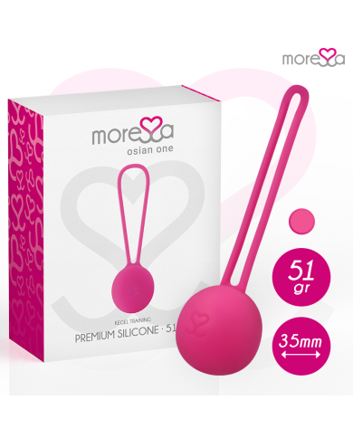 MORESSA OSIAN ONE ENTRENAMIENTO SUELO PELVICO 51gr PREMIUM SILICONA ROSA