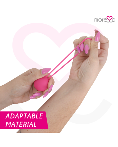 MORESSA OSIAN ONE ENTRENAMIENTO SUELO PELVICO 51gr PREMIUM SILICONA ROSA
