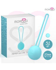 MORESSA OSIAN ONE ENTRENAMIENTO SUELO PELVICO 51gr PREMIUM SILICONA TURQUESA