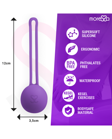 MORESSA OSIAN ONE ENTRENAMIENTO SUELO PELVICO 51gr PREMIUM SILICONA LILA