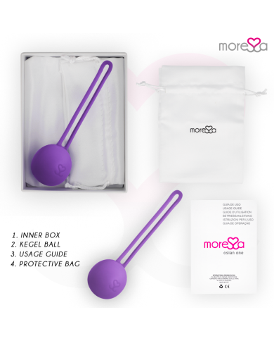 MORESSA OSIAN ONE ENTRENAMIENTO SUELO PELVICO 51gr PREMIUM SILICONA LILA