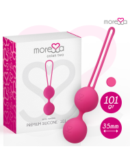 MORESSA OSIAN TWO ENTRENAMIENTO SUELO PELVICO 101gr PREMIUM SILICONA ROSA