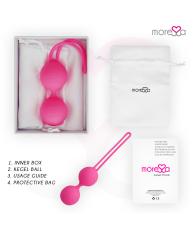 MORESSA OSIAN THREE ENTRENAMIENTO SUELO PELVICO 85 gr PREMIUM SILICONA ROSA