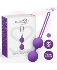 MORESSA OSIAN THREE ENTRENAMIENTO SUELO PELVICO 85 gr PREMIUM SILICONA LILA