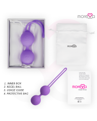 MORESSA OSIAN THREE ENTRENAMIENTO SUELO PELVICO 85 gr PREMIUM SILICONA LILA