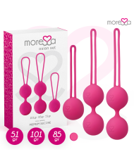 MORESSA OSIAN SET PREMIUM SILICONA ROSA Osian One 51 g Osian Two 101 g Osian Three 85 g