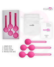 MORESSA OSIAN SET PREMIUM SILICONA ROSA Osian One 51 g Osian Two 101 g Osian Three 85 g