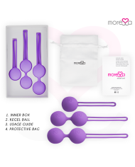 MORESSA OSIAN SET Osian One 51 Gr Osian Two 101 Gr Osian Three 85 gr PREMIUM SILICONA LILA