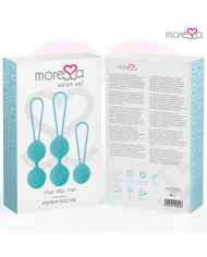 MORESSA OSIAN SET Osian One 51 Gr Osian Two 101 Gr Osian Three 85 gr PREMIUM SILICONA TURQUESA
