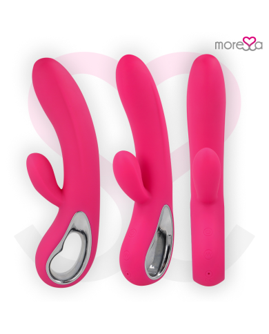 MORESSA TROY MASAJEADOR PUNTO G Y CLITORIS PREMIUM SILICONE RECARGABLE