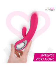 MORESSA TROY MASAJEADOR PUNTO G Y CLITORIS PREMIUM SILICONE RECARGABLE