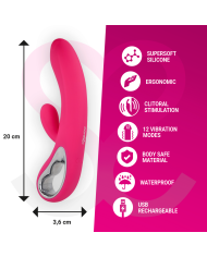 MORESSA TROY MASAJEADOR PUNTO G Y CLITORIS PREMIUM SILICONE RECARGABLE