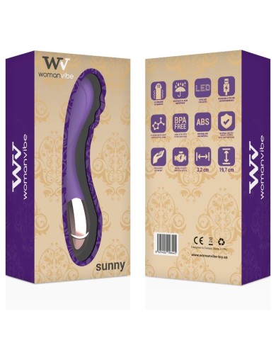 WOMANVIBE SUNNY VIBRADOR RECARGABLE SILICONA