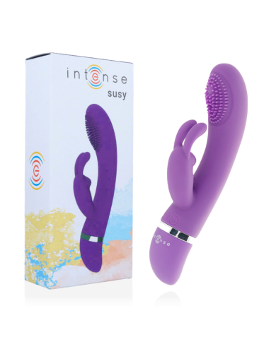 INTENSE SUSY VIBRADOR OSCILANTE SILICONA RABBIT LILA