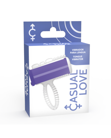 CASUAL LOVE RING VIBRADOR LENGUA LILA