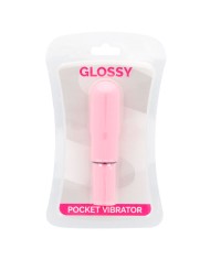 GLOSSY POCKET VIBRADOR ROSA