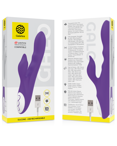 GALATEA GALO VIBRADOR LILA MANDO CONTROL REMOTO WATCHME