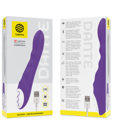 GALATEA DANTE VIBRADOR LILA MANDO CONTROL REMOTO WATCHME