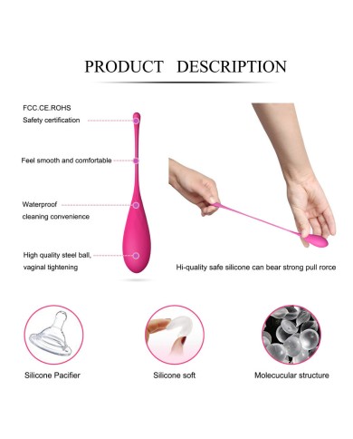 LESLIE KEGEL FIT ENTREGADOR SUELO PELVICO 6 PESOS