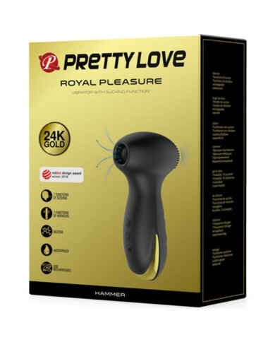 PRETTY LOVE SMART HAMMER VIBRACION Y SUCCIONADOR