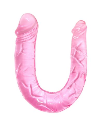 BAILE DOUBLE DONG DILDO DOBLE ROSA
