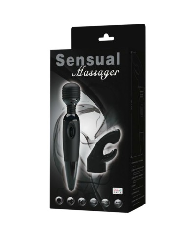 BAILE SENSUAL MASAJEADOR CON CABEZAL INTERCAMBIABLE