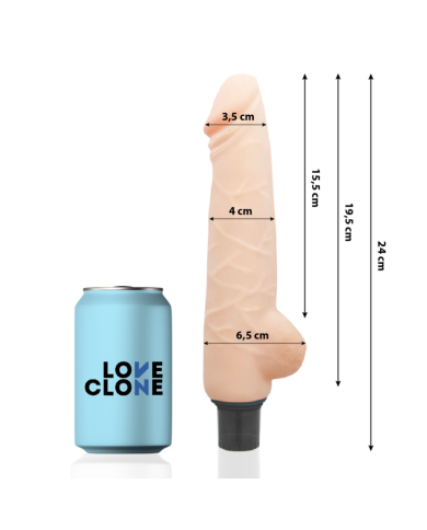 LOVECLONE HARALD VIBRADOR REALISTICO SELF LUBRICATION 24 CM O 4 CM