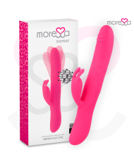 MORESSA SOMER ROTADOR PERLADO Y POTENTE VIBRACION SILICONA PREMIUM