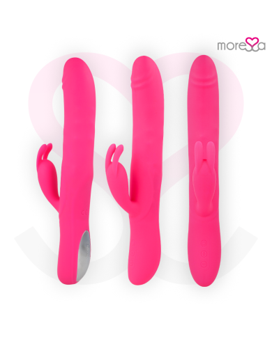 MORESSA SOMER ROTADOR PERLADO Y POTENTE VIBRACION SILICONA PREMIUM