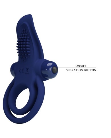 PRETTY LOVE BRONSON DOBLE ANILLO CON VIBRACION AZUL PRETTY LOVE BRONSON DOBLE ANILLO CON VIBRACION AZUL