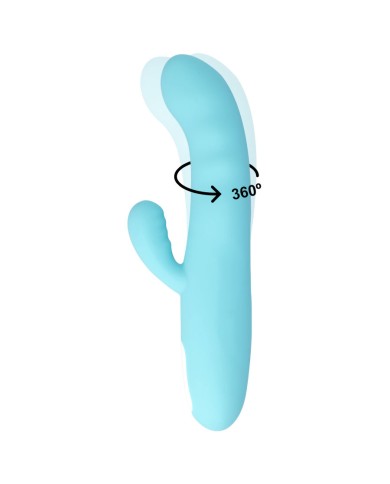 MIA EIFFEL VIBRADOR ROTADOR AZUL TURQUESA