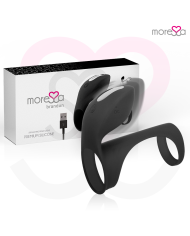 MORESSA BRANDON POTENTE ANILLO VIBRADOR CON FUNDA DE ENGROSAMIENTO MASCULINO