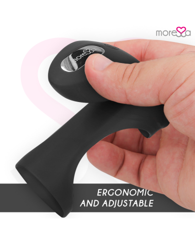 MORESSA BRANDON POTENTE ANILLO VIBRADOR CON FUNDA DE ENGROSAMIENTO MASCULINO