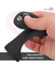 MORESSA BRANDON POTENTE ANILLO VIBRADOR CON FUNDA DE ENGROSAMIENTO MASCULINO