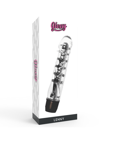 GLOSSY LENNY VIBRADOR NEGRO