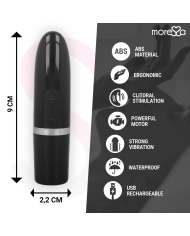 MORESSA IVY MASAJEADOR SIMULADOR LABIAL DE VIAJE NEGRO