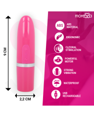 MORESSA IVY MASAJEADOR SIMULADOR LABIAL DE VIAJE ROSA