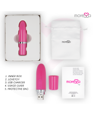 MORESSA IVY MASAJEADOR SIMULADOR LABIAL DE VIAJE ROSA