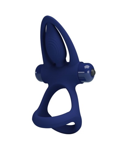 PRETTY LOVE MAT DOBLE ANILLO CON VIBRACION ESTIMULADOR AZUL PRETTY LOVE MAT DOBLE ANILLO CON VIBRACION ESTIMULADOR AZUL