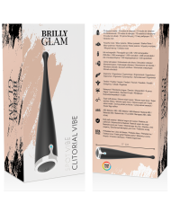 BRILLY GLAM SPOT VIBE VIBRADOR CLITORIAL ORGASMICO SILICONA NEGRO