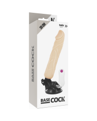 BASECOCK VIBRADOR REALISTICO CONTROL REMOTO NATURAL 20 CM O 4 CM
