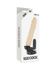 BASECOCK VIBRADOR REALISTICO CONTROL REMOTO NATURAL 20 CM O 4 CM
