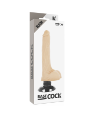 BASECOCK VIBRADOR REALISTICO 2 1 NATURAL 185 CM O 4 CM