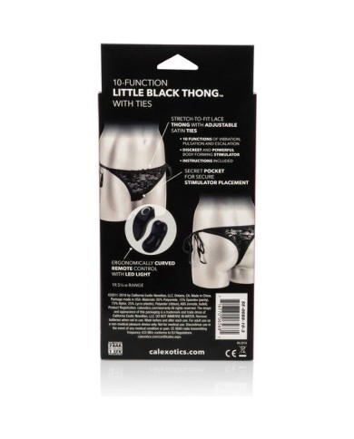 CALEXOTICS TANGA CON 10 FUNCIONES DE VIBRACION