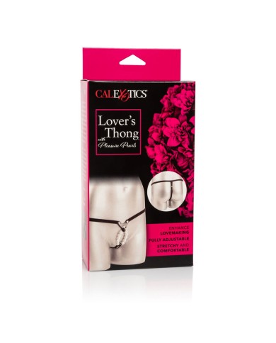 CALEXOTICS LOVERS TANGA CON PERLAS DE PLACER