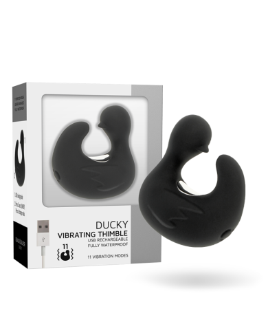 BLACKSILVER DEDAL PATO ESTIMULADOR DE SILICONA RECARGABLE DUCKYMANIA